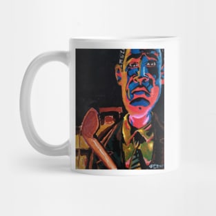 Bioshock - "No Gods or Kings. Only Man." Andrew Ryan acrylic painting (original) Mug